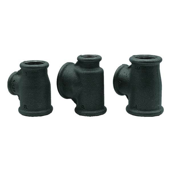 1"x3/4"x1" Siyah İnegal Te Trakya Döküm - Bursay