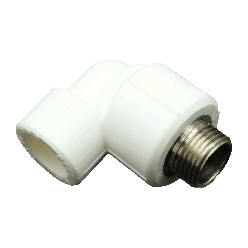 Q20x1/2" PPRC Dış Dişli Geçme Dirsek (20’li Set) - Bursay