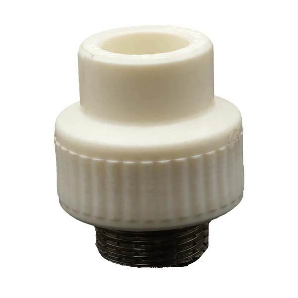 Q25x3/4" PPRC Dış Dişli Yuvarlak Rakor Plastherm - Bursay