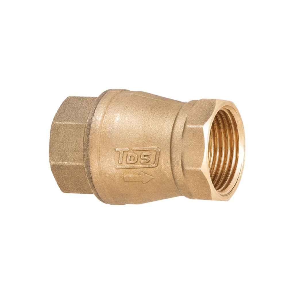 1 1/4" Sarı Dik Yaylı Çekvalf TDS - Bursay