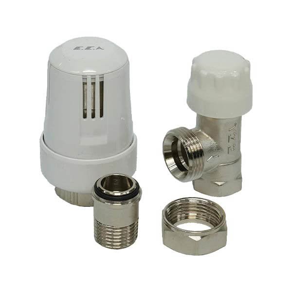 1/2" ECA Termostatik Vana Köşe TRV3 Eca - Bursay