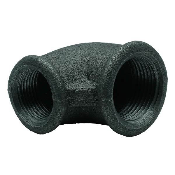 3/4"x1/2" Siyah Dirsek Redüksiyon Trakya Döküm - Bursay