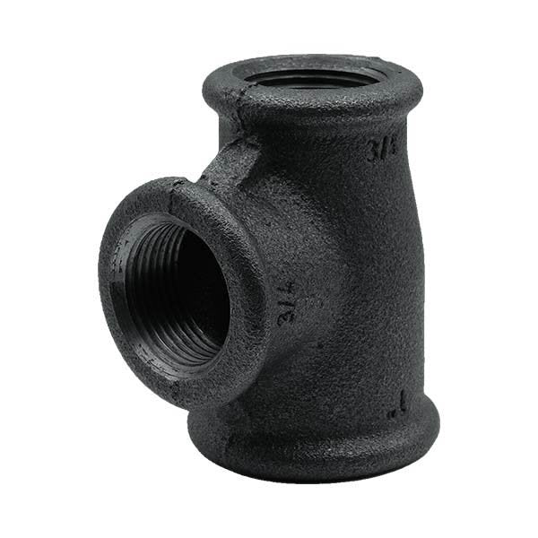 3/4"x1/2"x1/2" Siyah İnegal Te Trakya Döküm - Bursay