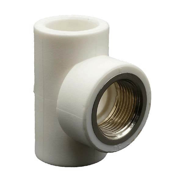 Q25x1/2"xQ25 PPRC İç Dişli Geçme Te Plastherm - Bursay