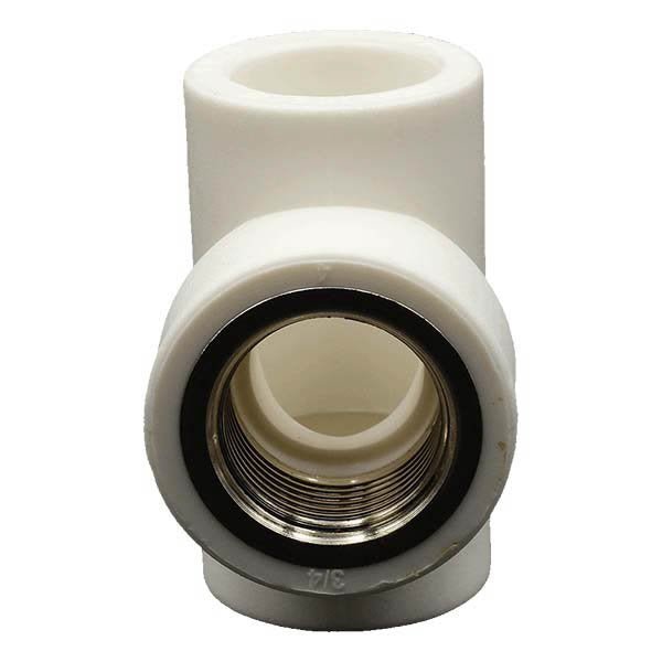 Q25x3/4"xQ25 PPRC İç Dişli Geçme Te Plastherm - Bursay