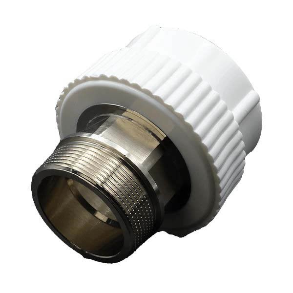 Q40x1 1/4" PPRC Dış Dişli Rakor Altı Köşe Plastherm - Bursay